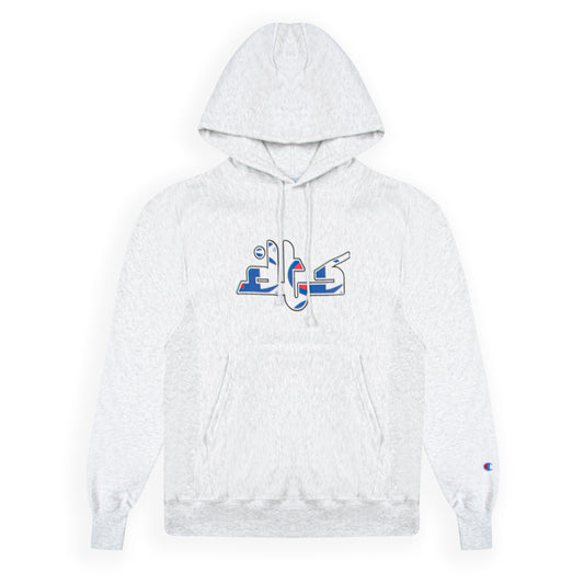 DTS x CHAMPIONS - Ash Grey Hoodie