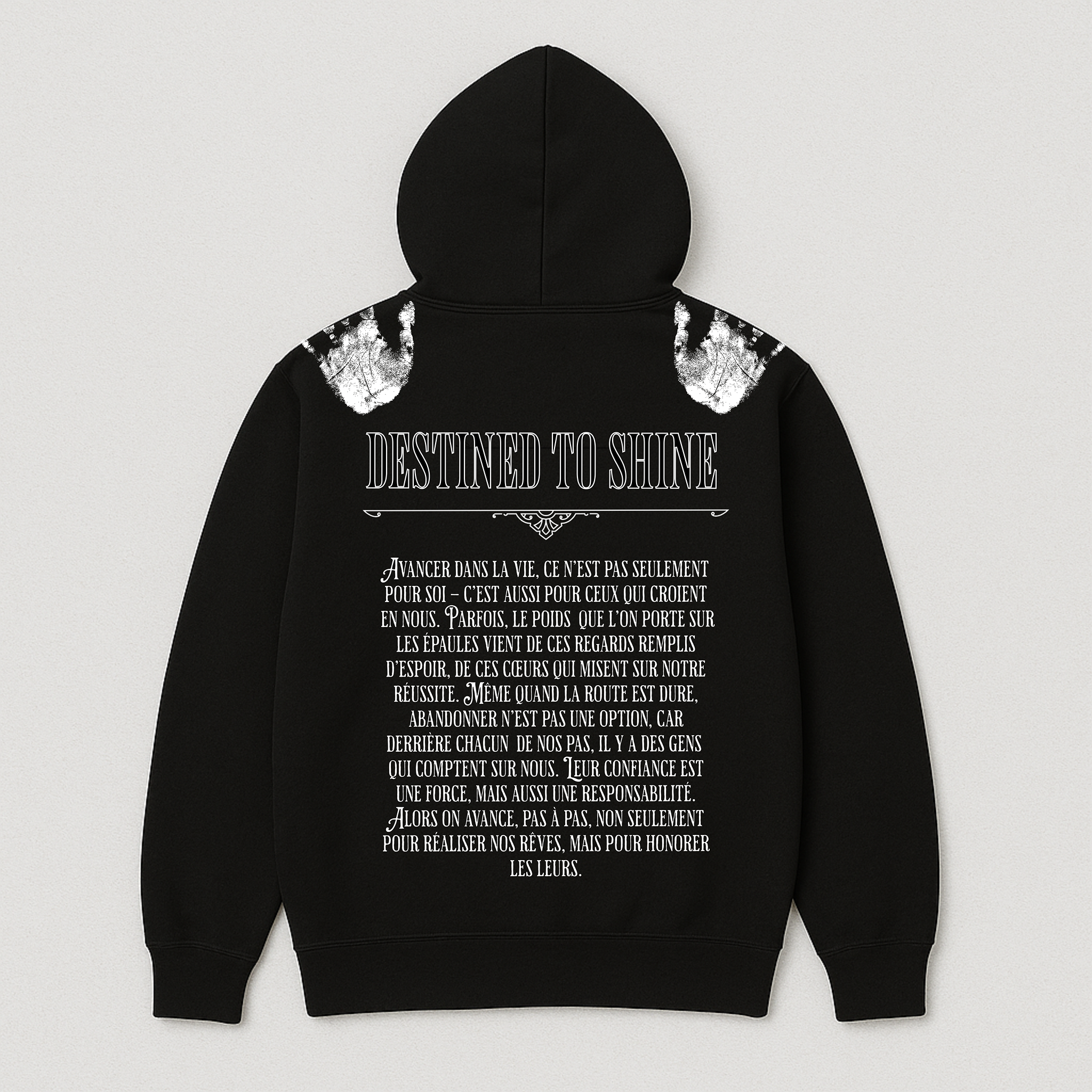 Hoodie 'Poids sur les Épaules'