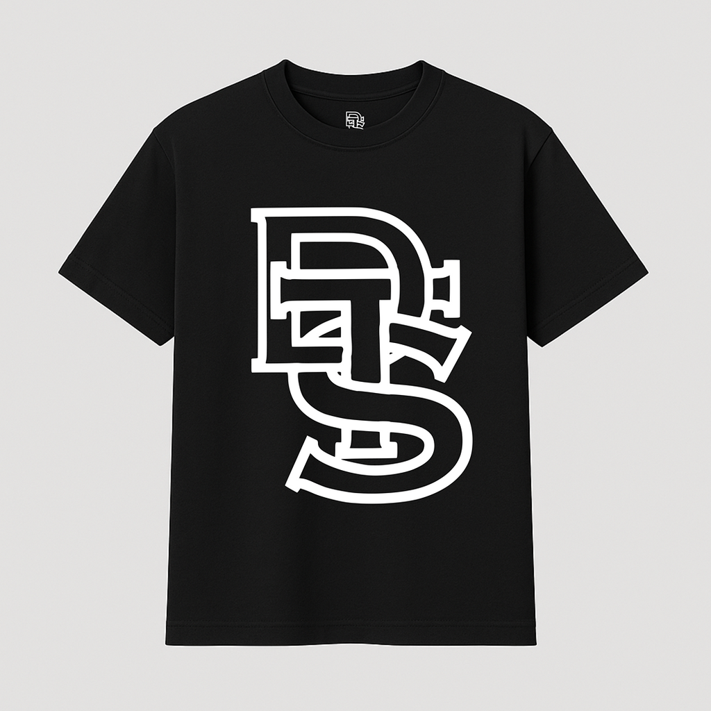 'DTS Logo' Black-Tee