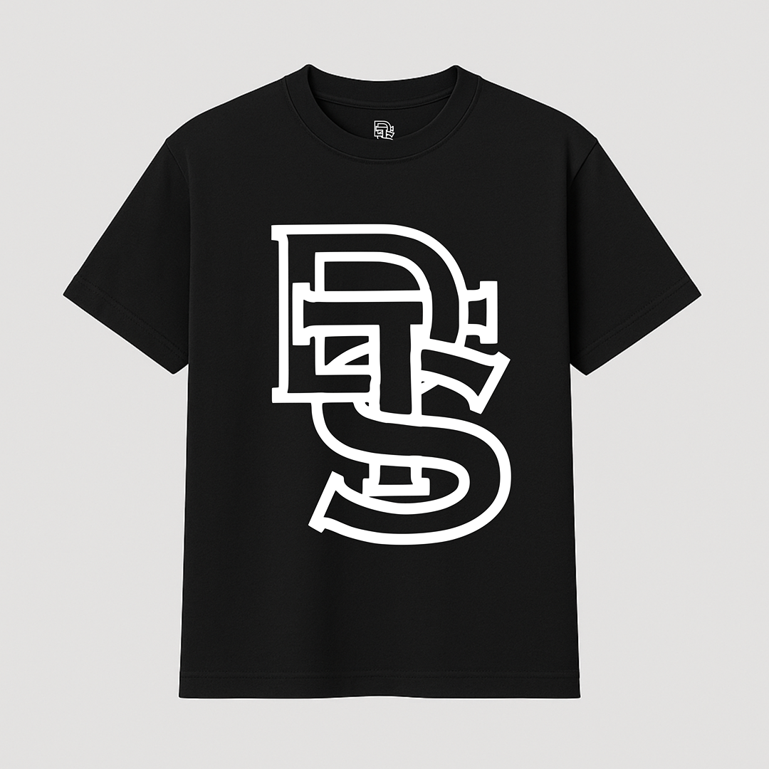 'DTS Logo' Black-Tee
